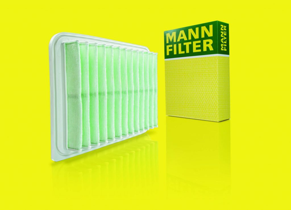 mann+hummel media filtrante in fibre sintetiche riciclate